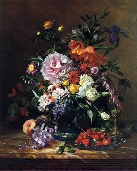 unknow artist Floral, beautiful classical still life of flowers.114 oil painting image